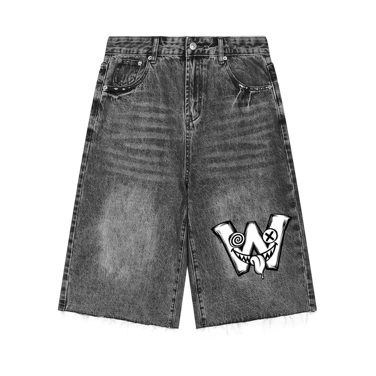 Weirdos Men’s Vintage Wide Leg Denim Shorts