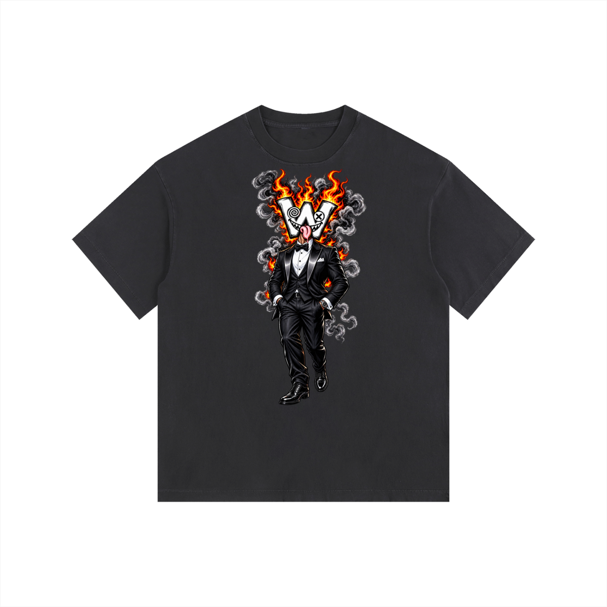 Classy Weirdo Vintage Washed Oversized Cotton T-Shirt
