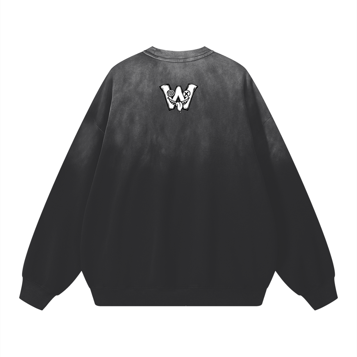 Love Thy Neighbor Sunfade Drop-Shoulder Cotton Sweatshirt
