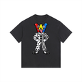 Clowning Weirdo Vintage Washed Oversized Cotton T-Shirt
