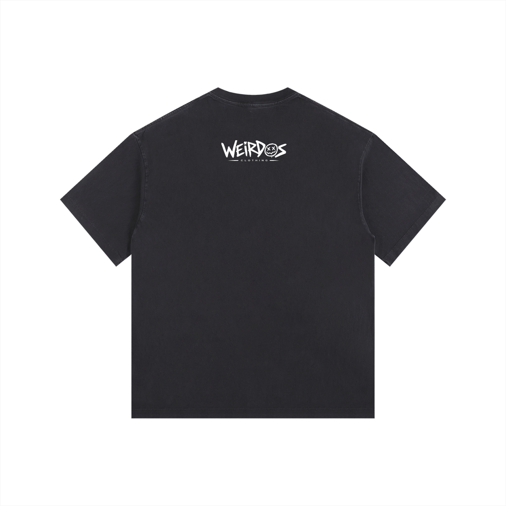 Classy Weirdo Vintage Washed Oversized Cotton T-Shirt