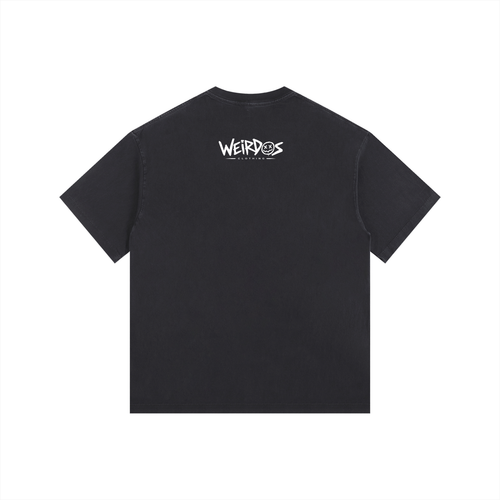 Classy Weirdo Vintage Washed Oversized Cotton T-Shirt